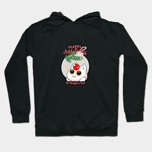 The Struggle is Real Christmas cat Hoodie